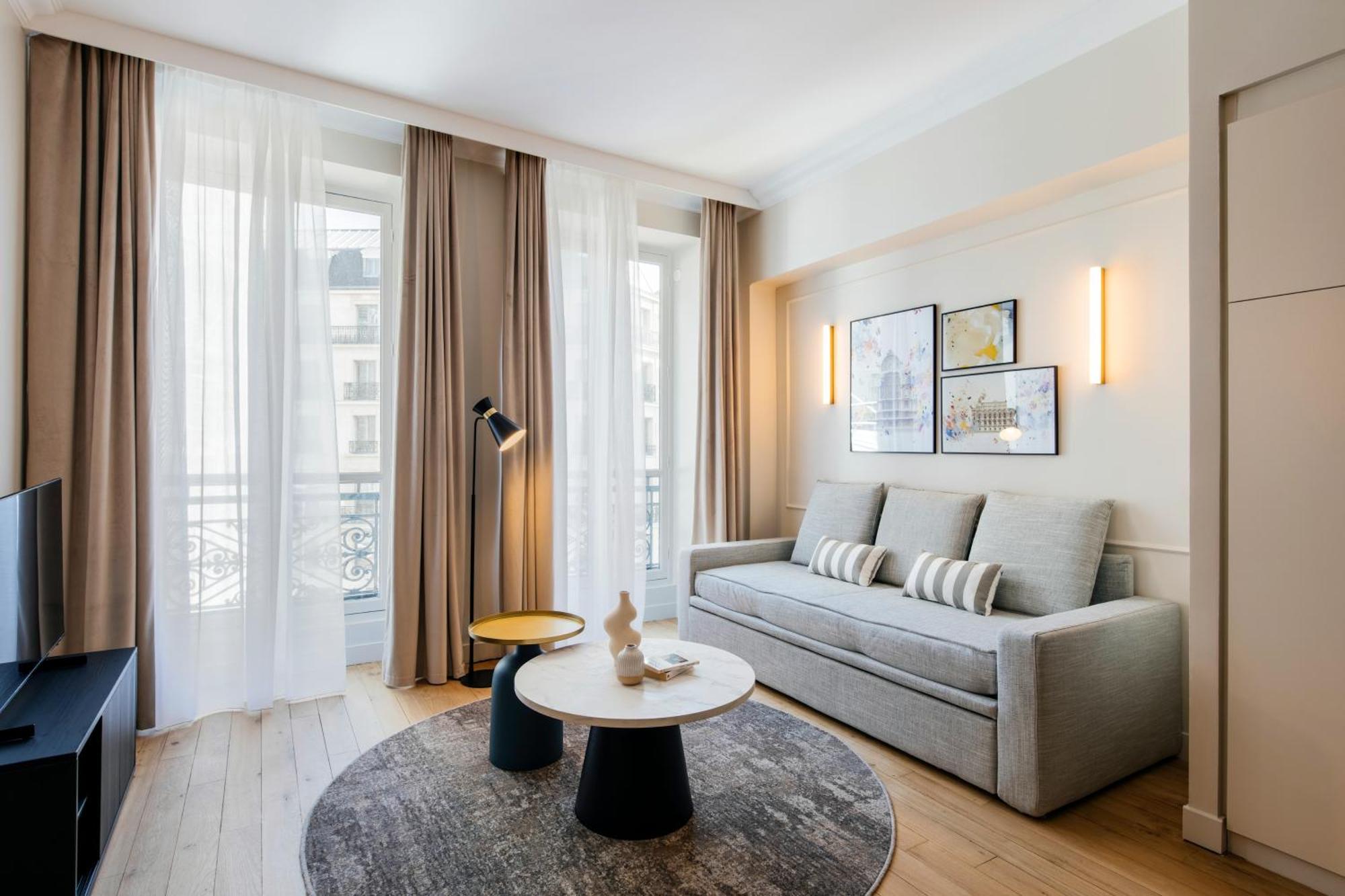 Aparthotel Adagio Paris Opera Kamer foto